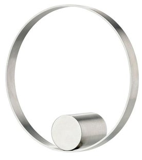Haczyk metalowy srebrny Ø10 cm – obraz-1