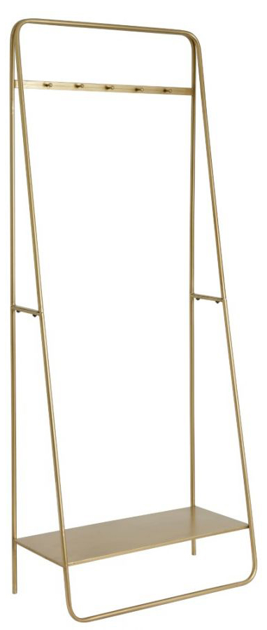 Wieszak na ubrania Elen 75x190 cm złoty – obraz-1