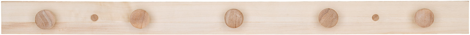 Wieszak ścienny 5 haczyków drewniany skandynawski 70 cm – grafika-1.