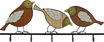 Kare Knaggrekke Bird Cattery - 5 kroker 86x35cm – bilde-1.