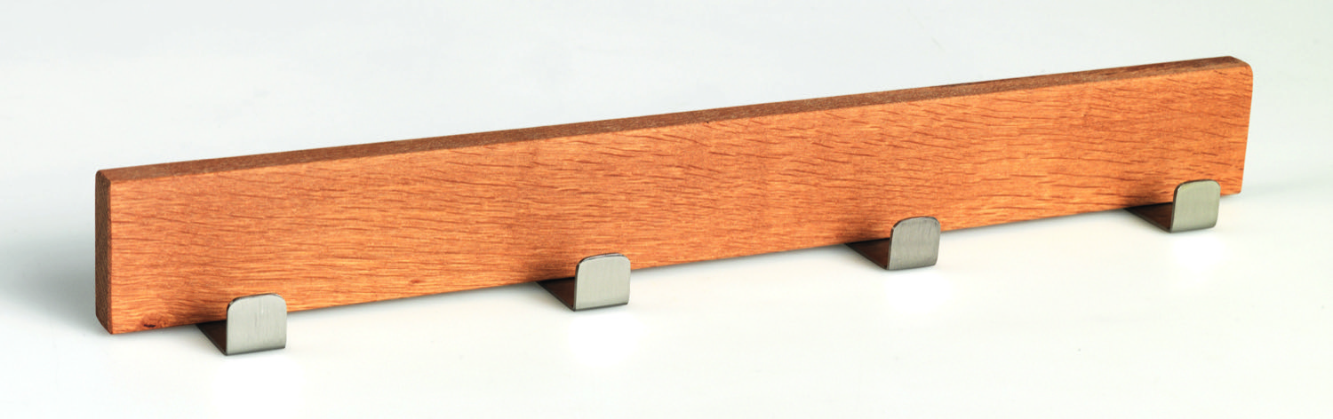 Wieszak ścienny Confetti 44x5 cm naturalny – obraz-1