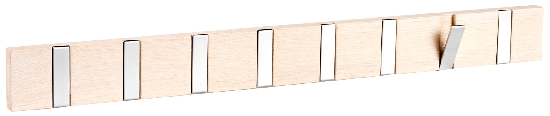 Wieszak ścienny drewniany 70x7 cm – obraz-1