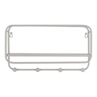 Wieszak ścienny Feira szarobeżowy 45x15x25 cm – grafika-1.