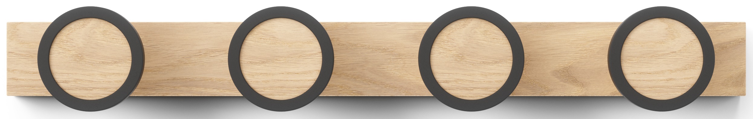 Wieszak ścienny metalowy 50x7 cm – obraz-1