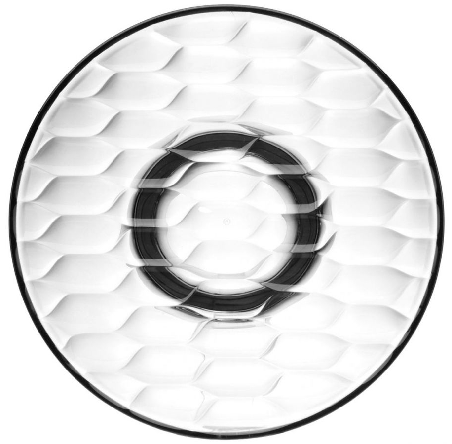 Wieszak ścienny Jellies Ø19 cm kryształowy Outlet – obraz-1