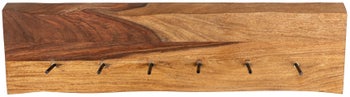 Wieszak ścienny do przedpokoju z drewna sheesham naturalny 80x22 cm – grafika-1.