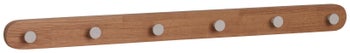 Wieszak ścienny drewniany 65x5 cm – obraz-1