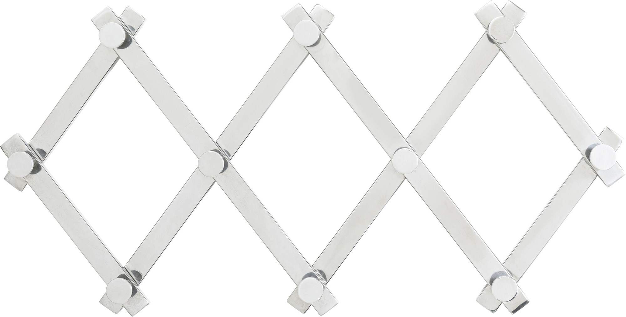 producto: Perchero pared Crossing plata 9(+71)cm.