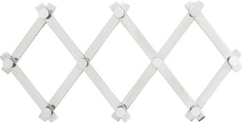 Appendiabiti da parete Crossing argento 9(+71)cm – immagine-1.