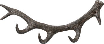 Perchero pared Antler Negro 35cm – Imagen-1.