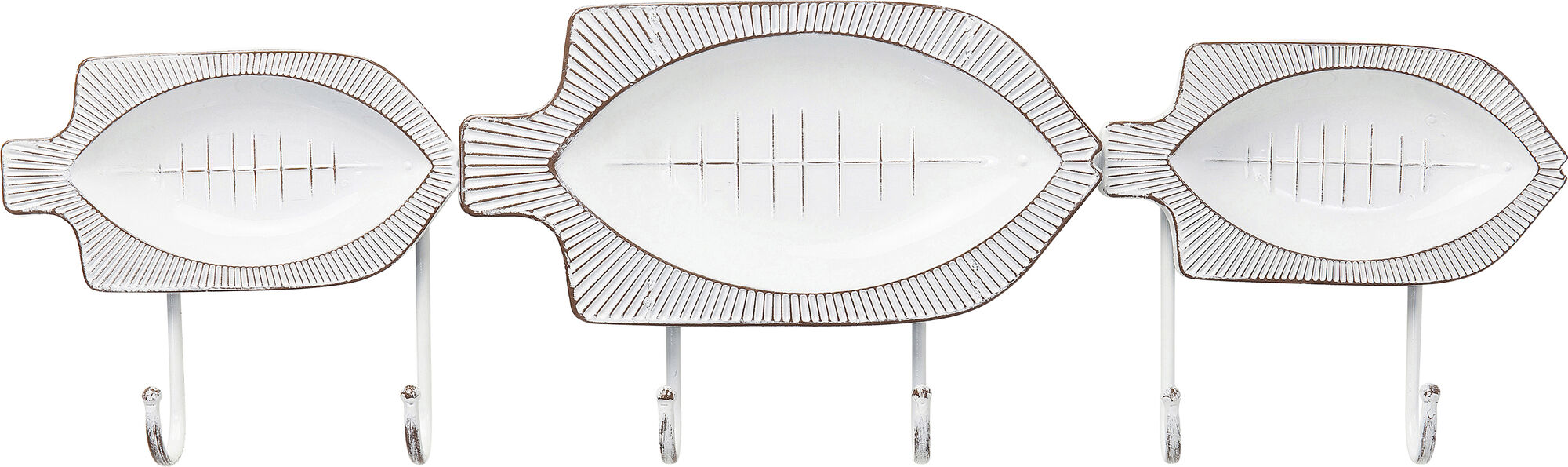 Wieszak ścienny Swarming Fish Tre 76x23 cm – obraz-1
