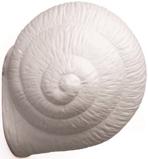 Wieszak Snail Sleeping 7x8 cm biały – obraz-1