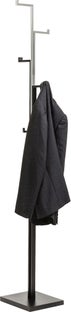 Wieszak stojący metalowy czarny 30x177 cm – obraz-1