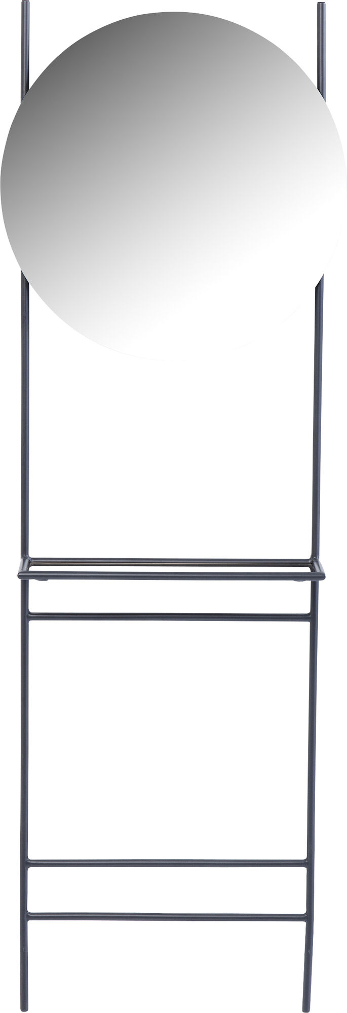 Wieszak stojący z lustrem Moon 60x180 cm – obraz-1