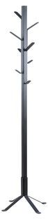 Wieszak stojący metalowy 180 cm czarny – obraz-1