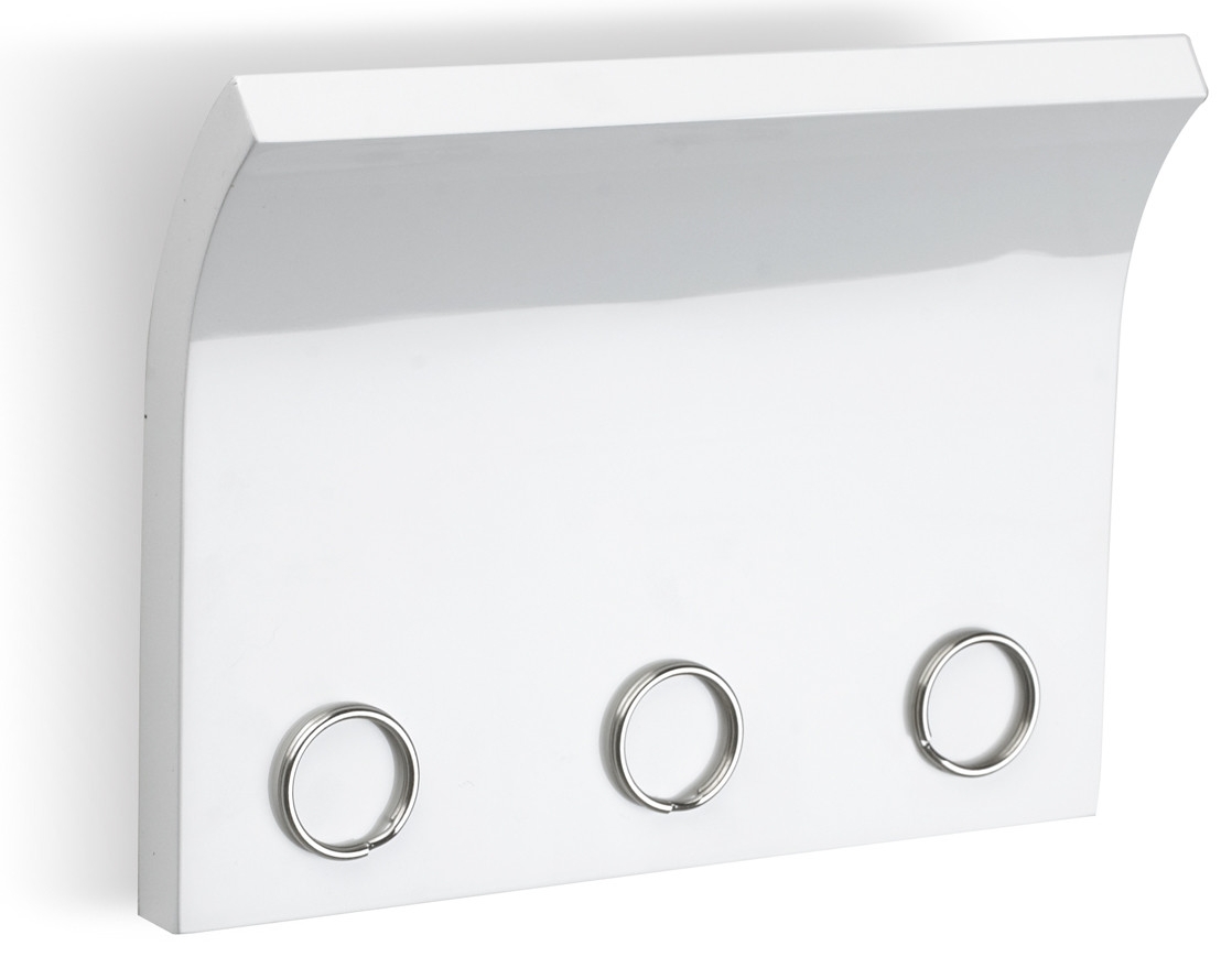 Wieszak z organizerem Magnetter 15x20 cm biały – obraz-1
