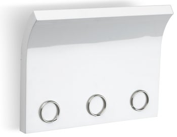 Wieszak z organizerem Magnetter 15x20 cm biały – obraz-1