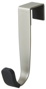 Wieszaki na drzwi Schnook (3-set) 5x8 cm srebrno-czarne – obraz-1