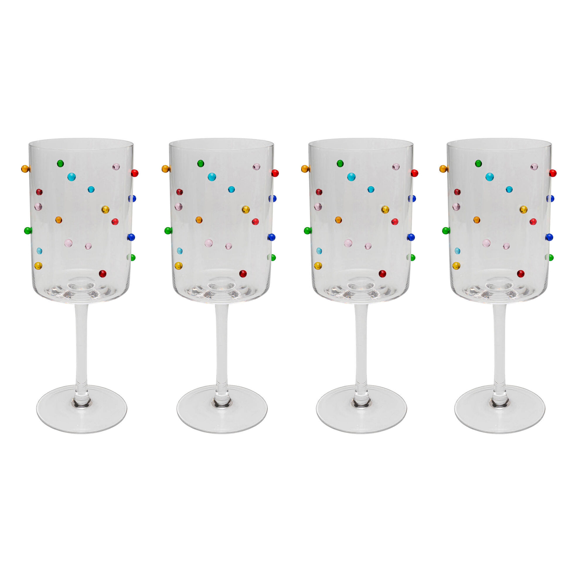 Čaša za vino Party Dots 23cm (4/part) – slika-1.