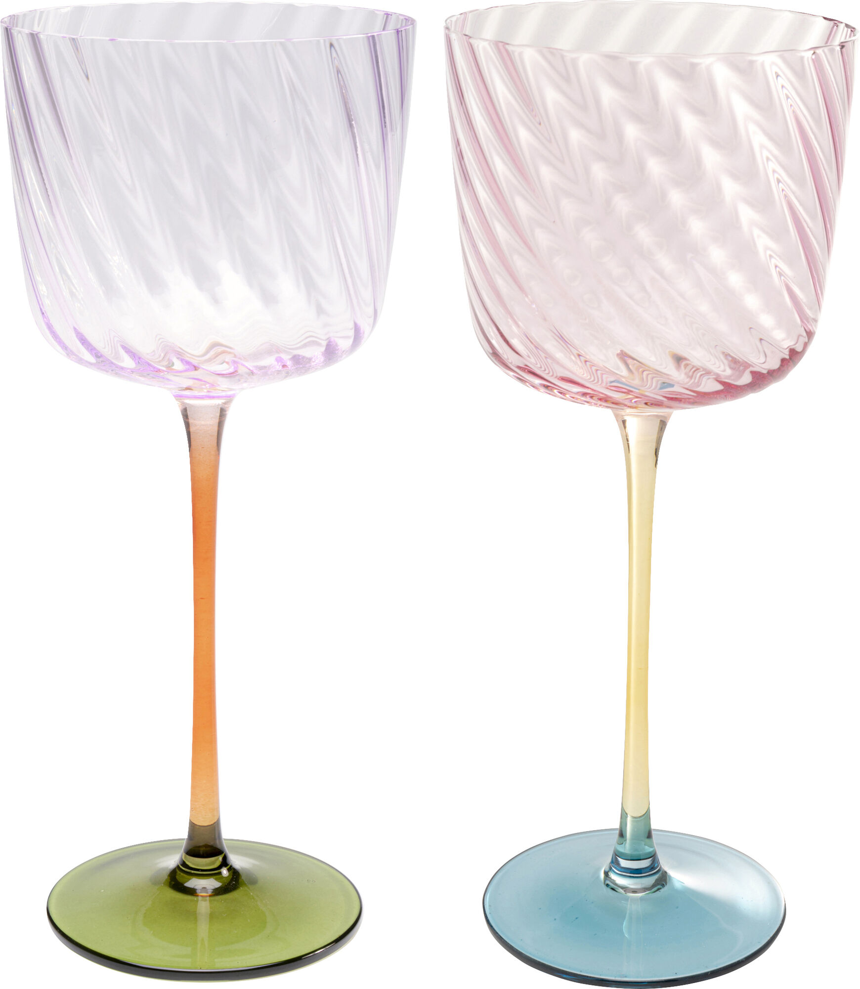 Vinglas Twist – Klar, 22 cm (2-pack) – bild-1.