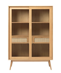 Witryna Barrali kolor dębowy 160 cm – grafika-1.