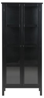 Witryna Eton 80x180 cm czarna – obraz-1