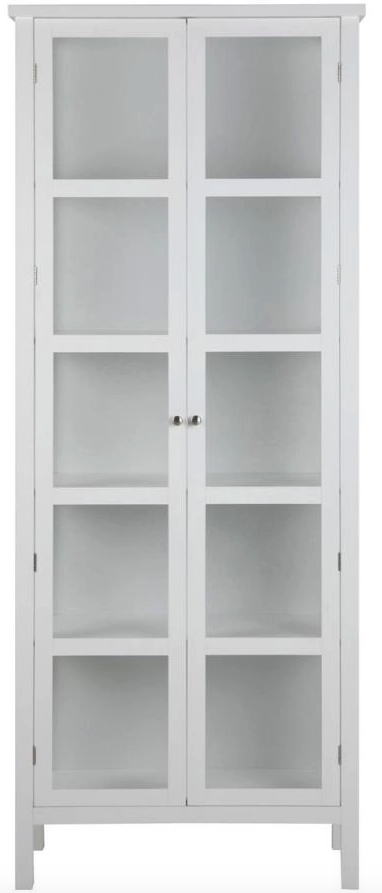 Witryna Eton 80x210 cm biała – obraz-1