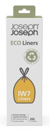 Worki na śmieci 20 sztuk 20 L szare – obraz-1