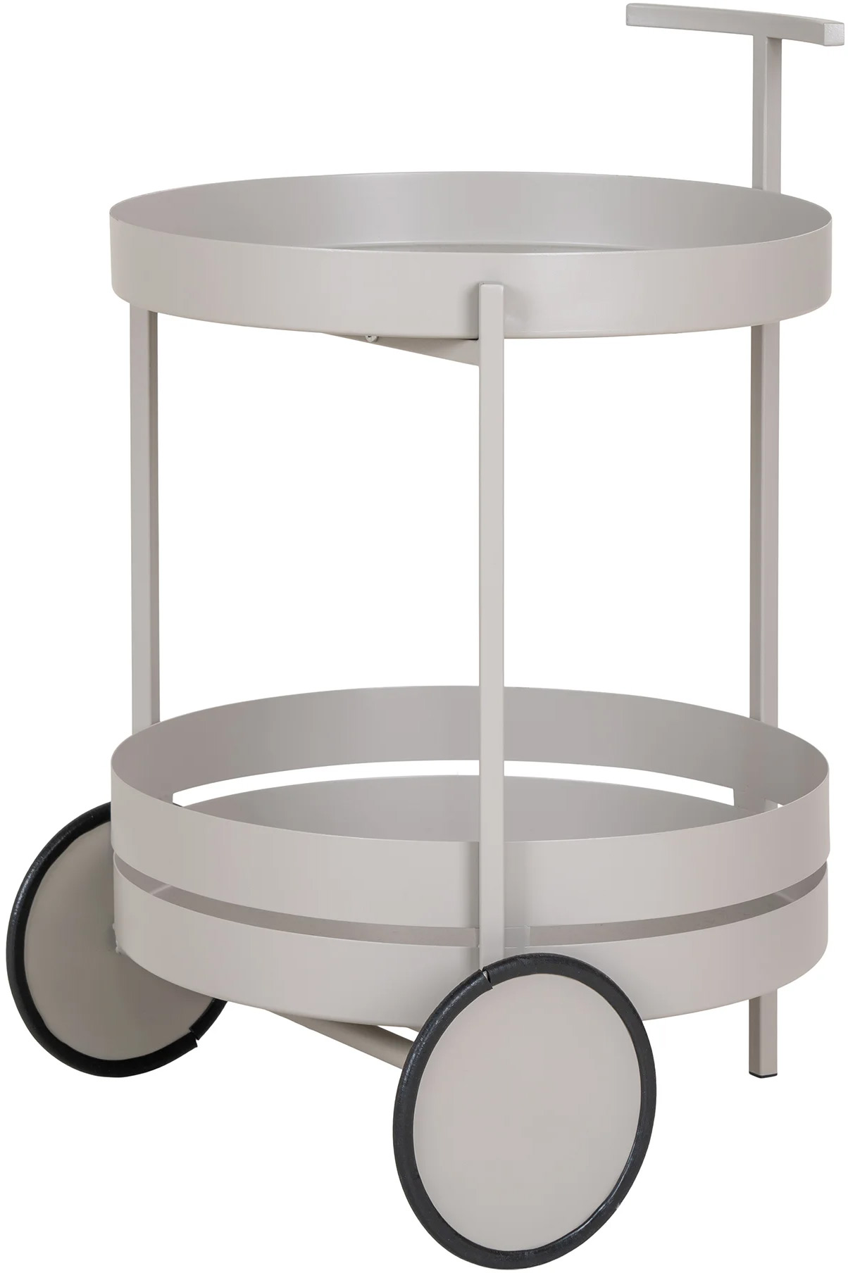 Wózek barowy okrągły szary 49x61 cm – grafika-1.
