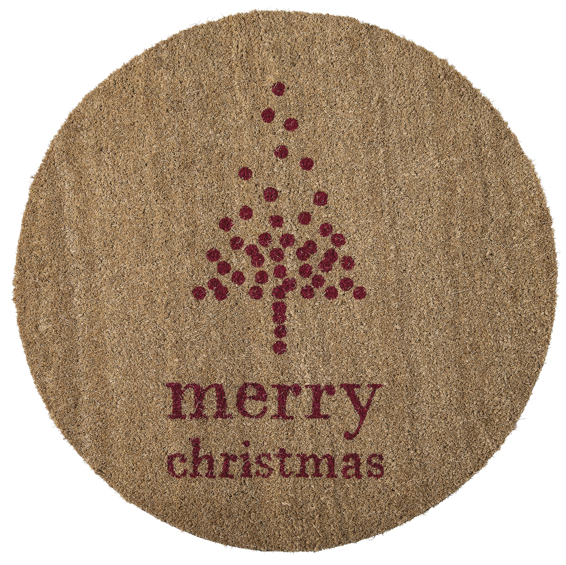 Wycieraczka Merry Christmas Ø70 cm – obraz-1
