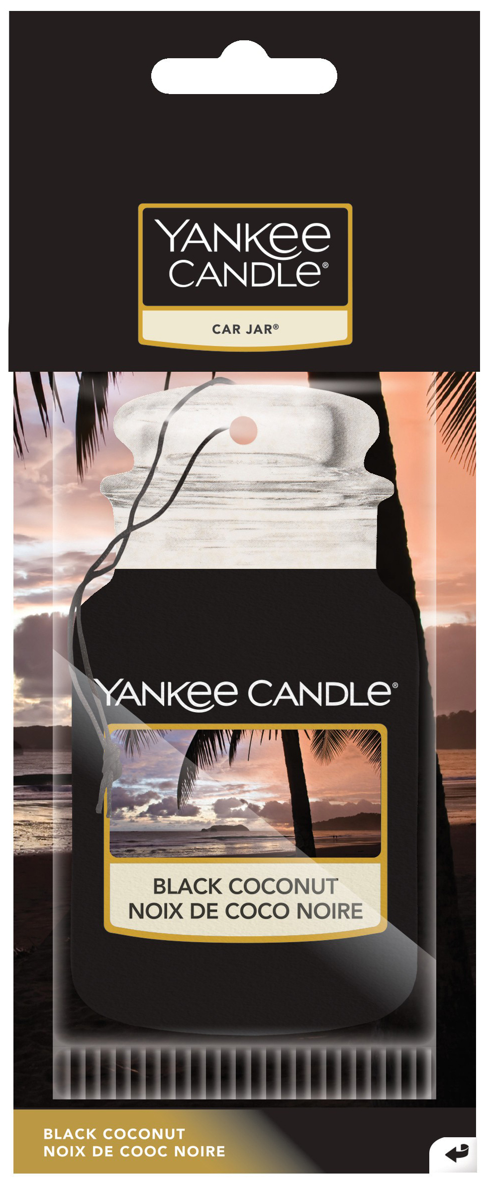 Zapach samochodowy Black Coconut zawieszka – obraz-1