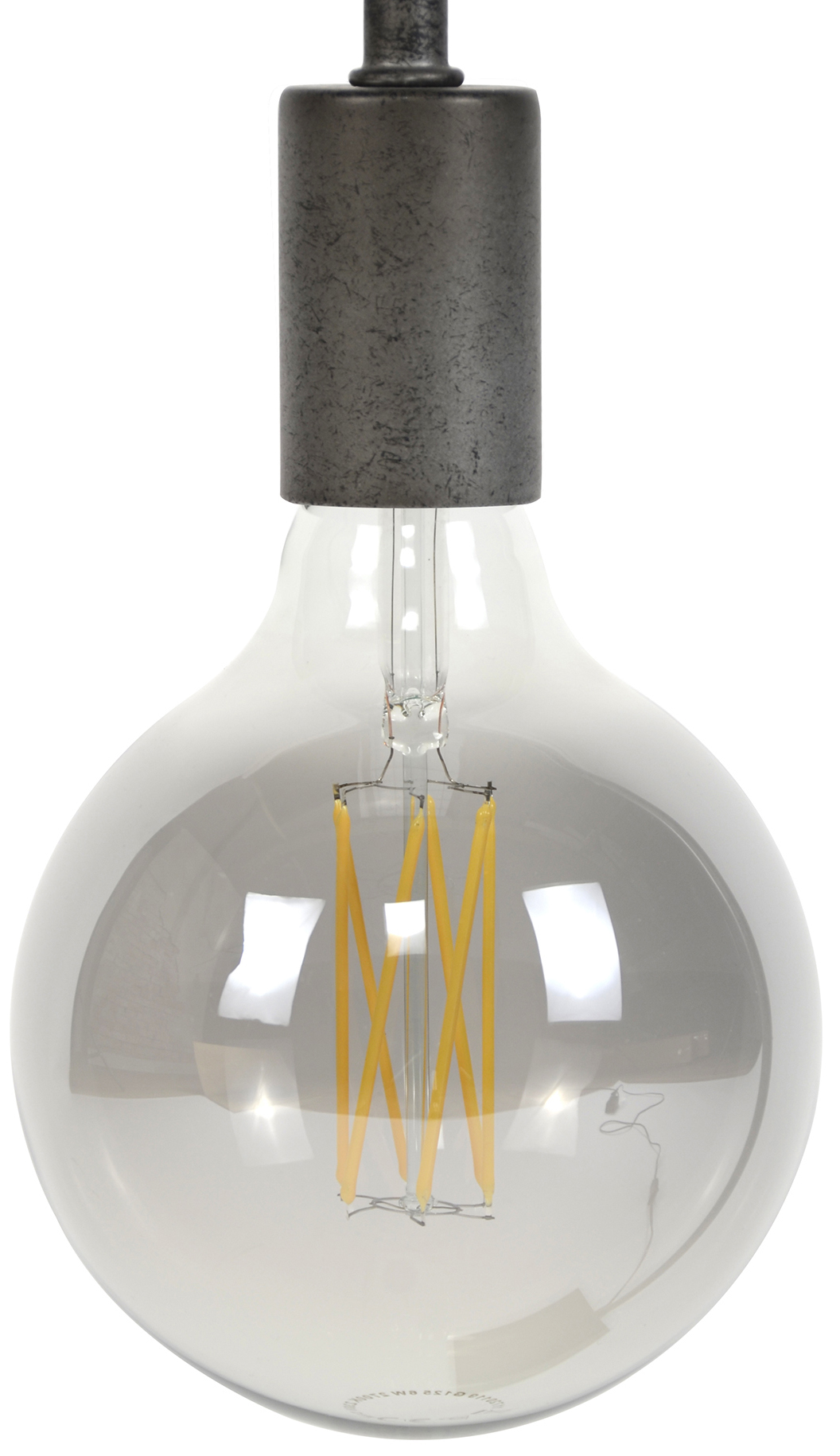 Żarówka filamentowa LED szara Ø13x18 cm – grafika-1.