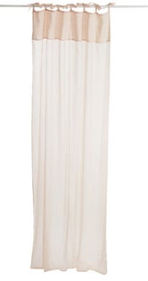 Zasłona lniana 140x290cm jasnoróżowa – obraz-1