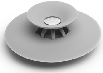 Zatyczka do zlewu szara 10x3 cm – obraz-1