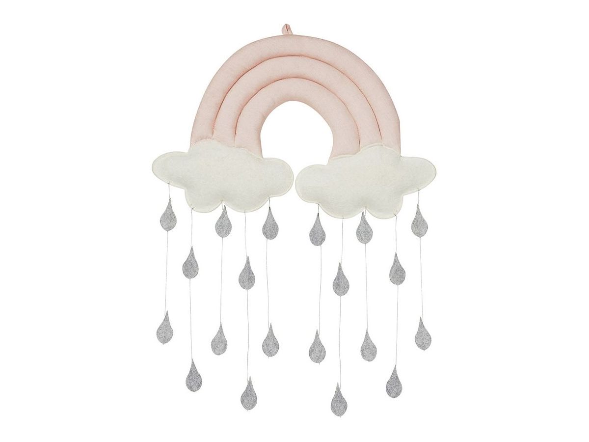 Zawieszka Rainbow 18x29 cm jasnoróżowa – obraz-1