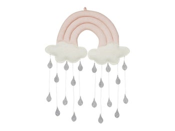 Zawieszka Rainbow 18x29 cm jasnoróżowa – obraz-1