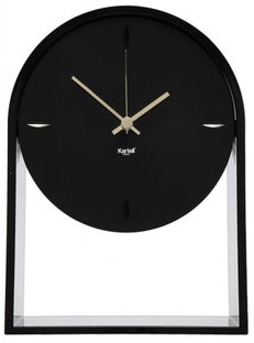 Zegar stołowy czarny 22x30 cm – obraz-1