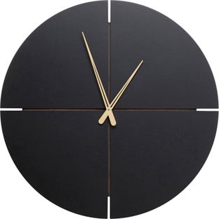 Reloj pared Andrea negro Ø60 – Imagen-1.