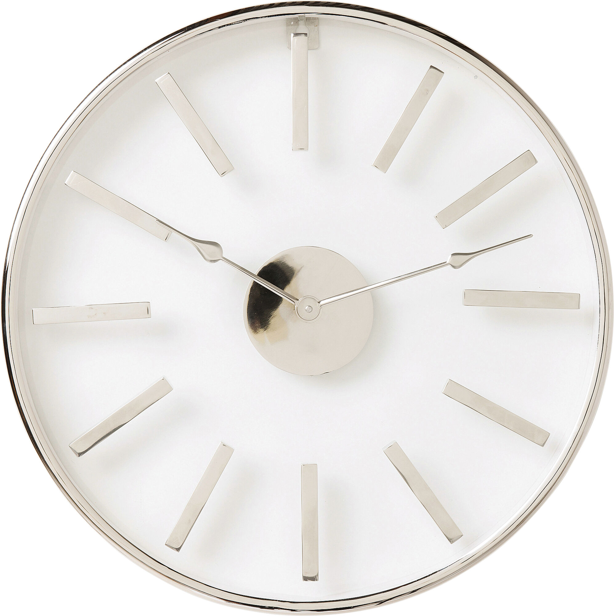 Zegar ścienny Artist Ø46 cm chromowany – grafika-1.