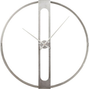 Reloj pared Clip plata Ø107cm – Imagen-1.
