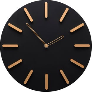 Sieninis laikrodis Central Park Black Ø30cm – paveikslėlis-1.