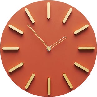 Reloj pared Central Park Rojo Ø30cm – Imagen-1.