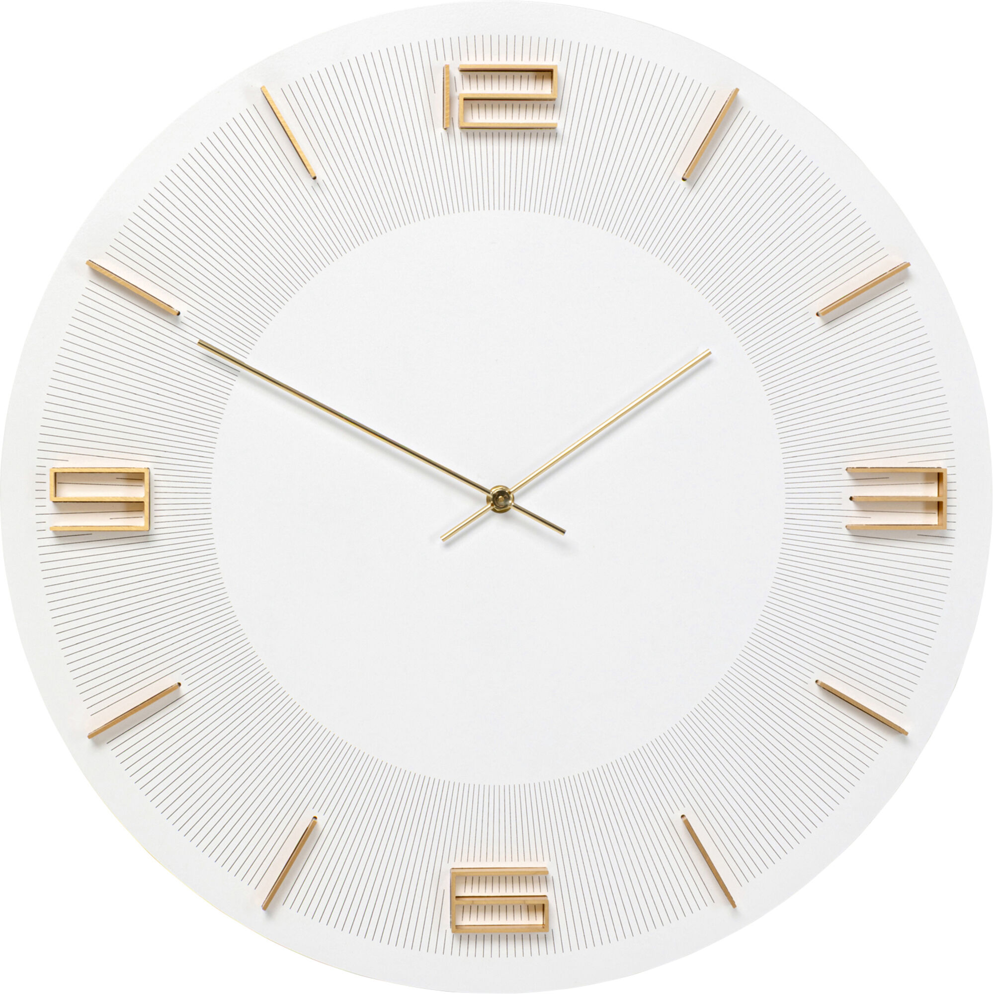 Sieninis laikrodis Leonardo White/Gold – paveikslėlis-1.