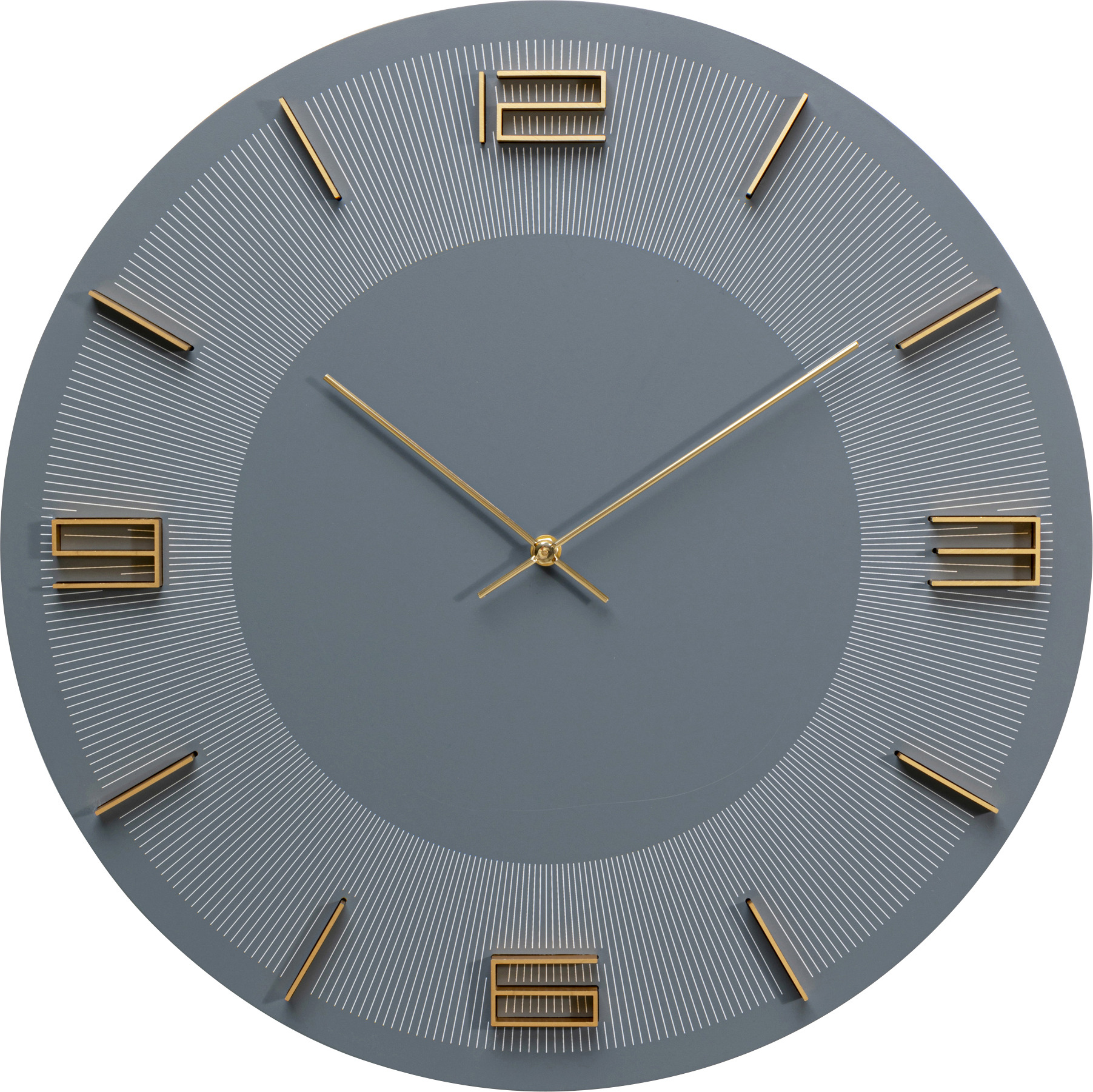 proizvod: Zidni sat Leonardo grey/Gold Ø49cm.