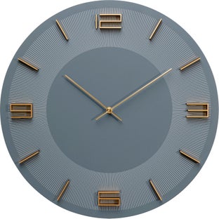 Zidni sat Leonardo grey/Gold Ø49cm – slika-1.