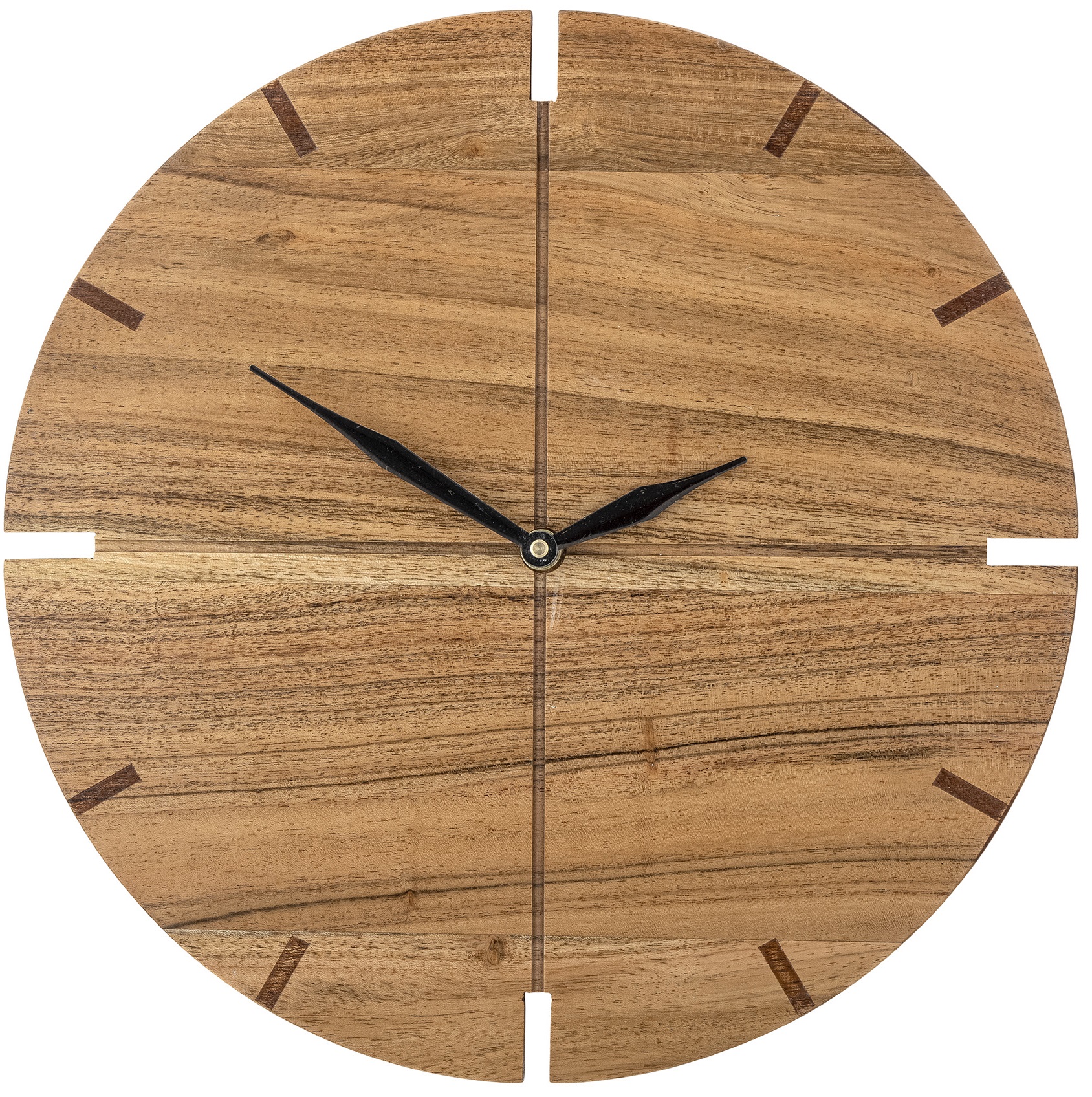 Zegar ścienny naturalny Ø30 cm – obraz-1