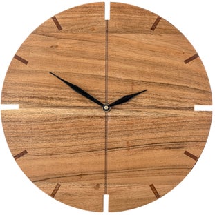 Zegar ścienny naturalny Ø30 cm – obraz-1