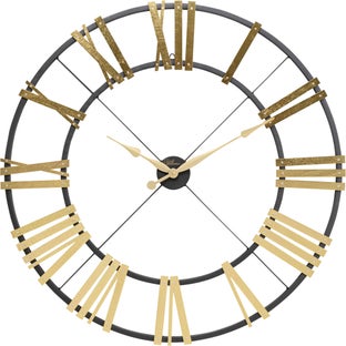 Reloj pared Nevio latón Ø95cm – Imagen-1.