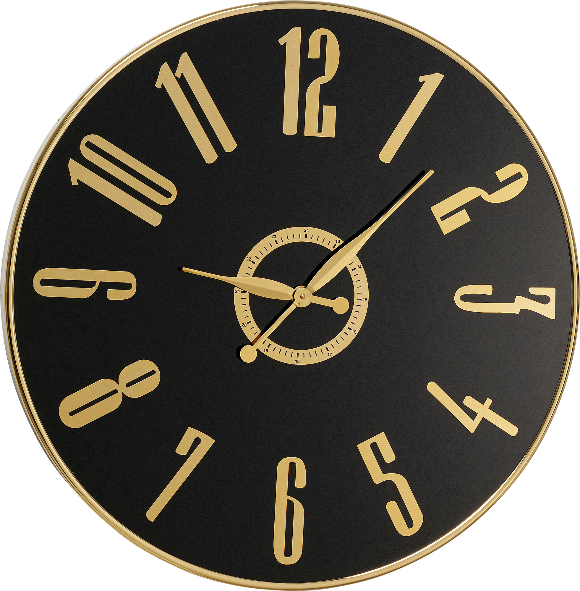 Reloj pared Casino negro Ø76cm – Imagen-1.