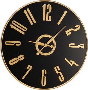 Reloj pared Casino negro Ø76cm – Imagen-1.